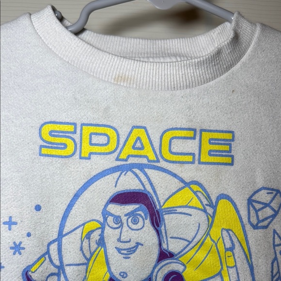 Disney Buzz Lightyear Space Ranger Black and White Toddler Crewneck Size XXS - Picture 3 of 5
